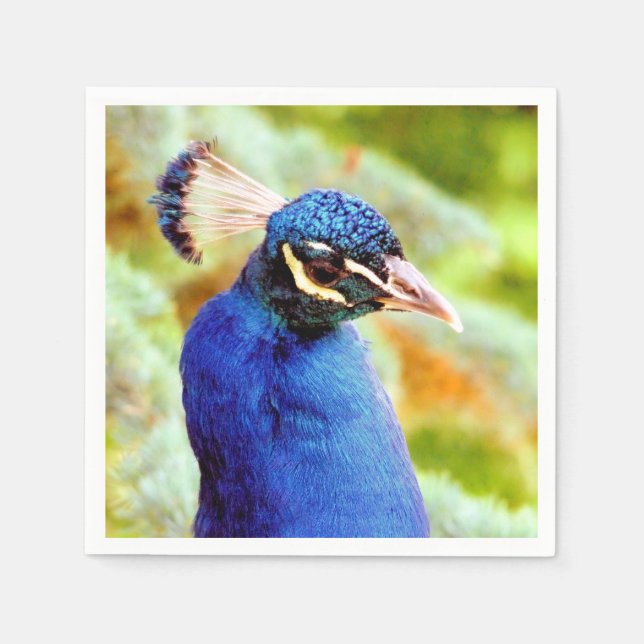 PEACOCK SERVIETTE (Vorderseite)