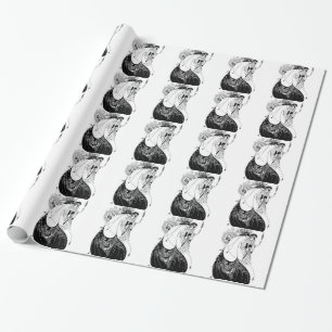 Peacock Skirt Beardsley Art Nouveau Geschenkpapier