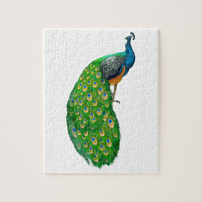 Peacock Small Puzzle (Vertikal)