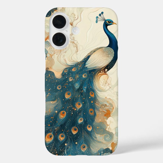 Peacock Splendor Case-Mate iPhone Hülle (Rückseite)