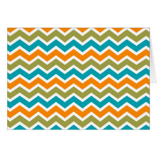 Peacock Vibrant Tribal Zigzag