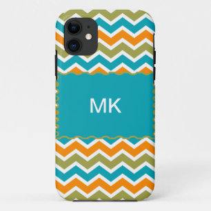 Peacock Vibrant Tribal Zigzag Case-Mate iPhone Hülle