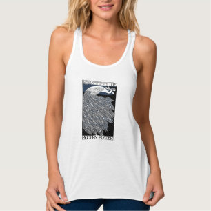 Peacock Vintages blaues Meer Tank Top
