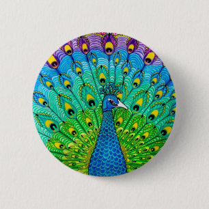 Peacock-Vogelanimation Button