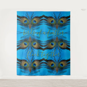 Peacock Wandteppich