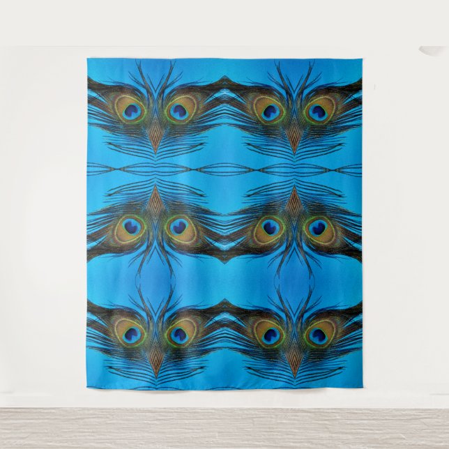 Peacock Wandteppich (Vorderseite)