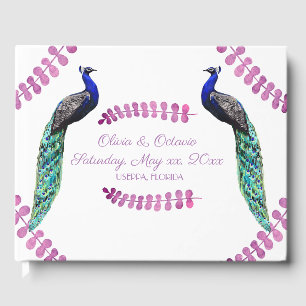 Peacock Wedding Gästebuch