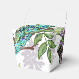 Peacock Wedding Geschenkschachtel