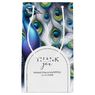 Peacock Wedding Gift Bags Kleine Geschenktüte