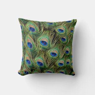 Peacock Wedding Reversible Pillow Kissen