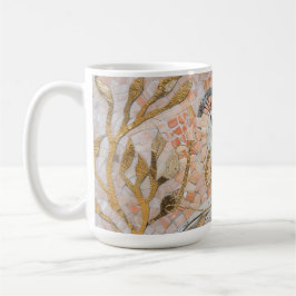 Peacocks Gold Glitzer Liebe Blush Rose Kaffeetasse