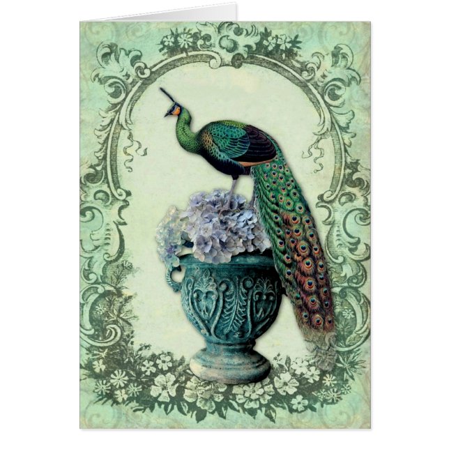 Peacocks Hydrangea Urn (Vorne)