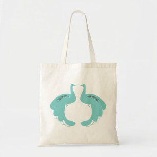 PEACOCKS in AQUA Leichte Tasche