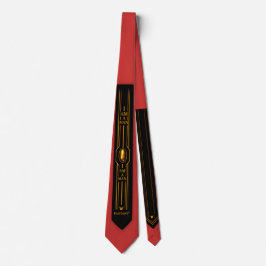 PEAFDOVE® RED GOLDEN EGG TIE — MAIN CHARACTER MAN KRAWATTE
