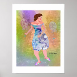 Peak Behind LeeMarie's kreatives Design Poster