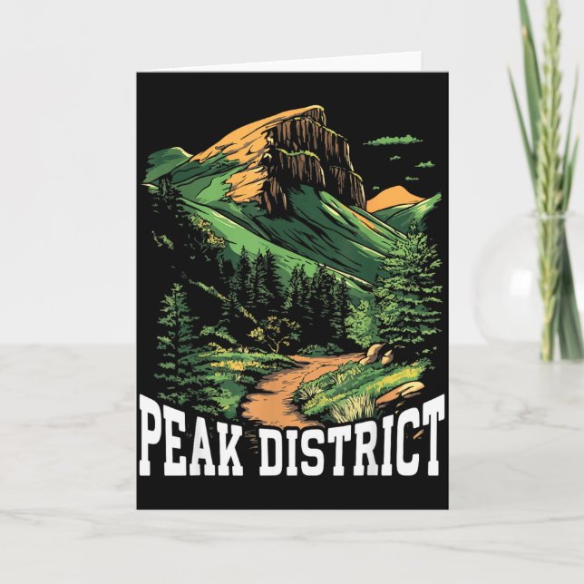 Peak District  Karte (Vorderseite)