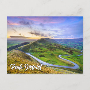 Peak-District-Nationalpark, Derbyshire, England Postkarte