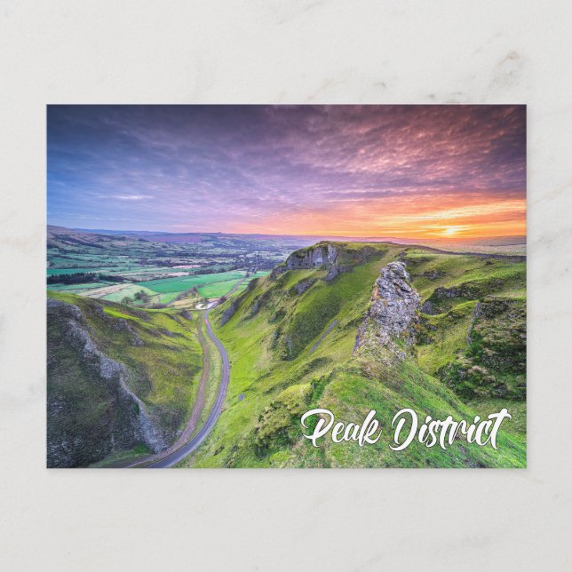 Peak-District-Nationalpark, England Postkarte (Vorderseite)