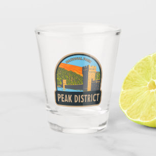 Peak-District-Nationalpark England Vintage Schnapsglas
