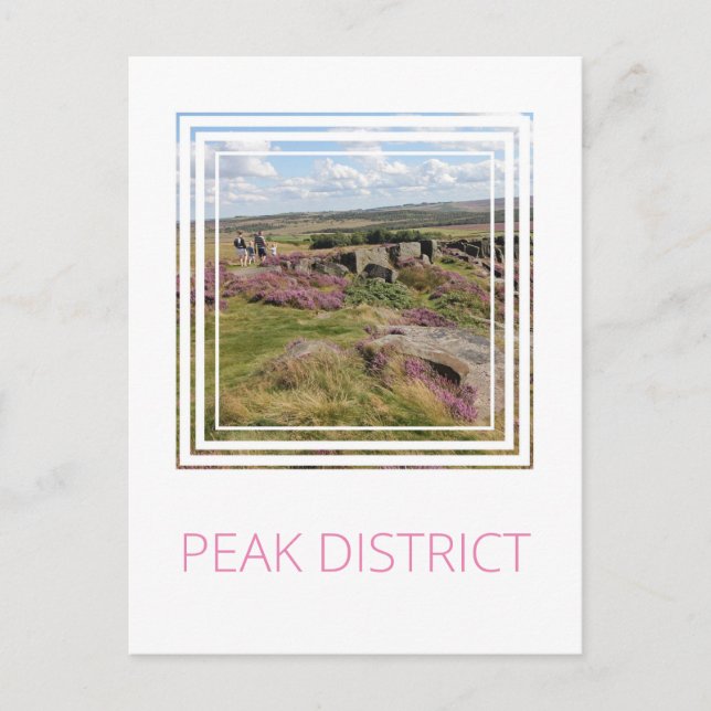 Peak District Postkarte (Vorderseite)
