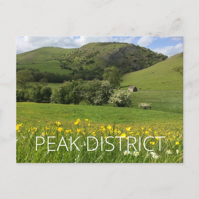 Peak District Postkarte (Vorderseite)