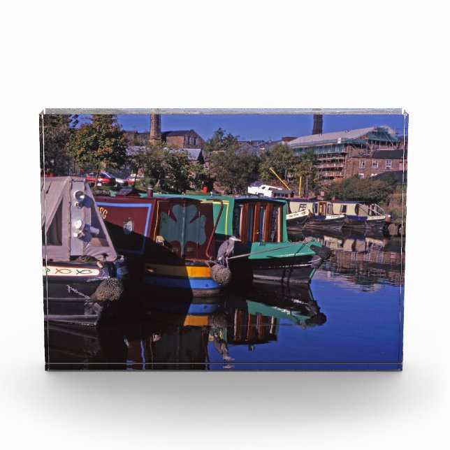 Peak Forest Canal Derbyshire England Fotoblock (Vorderseite)