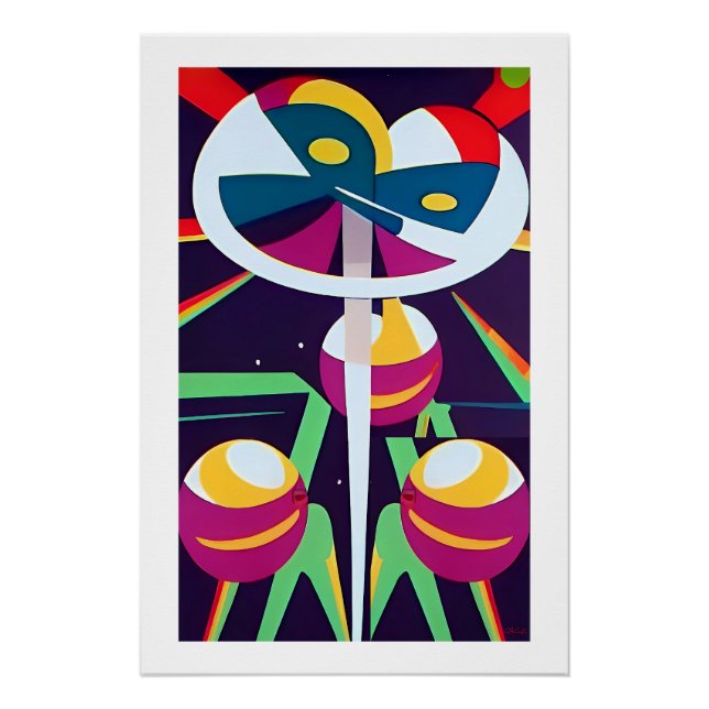 Peak Kasso - Ken Gage Surreal Art Poster (Vorderseite)