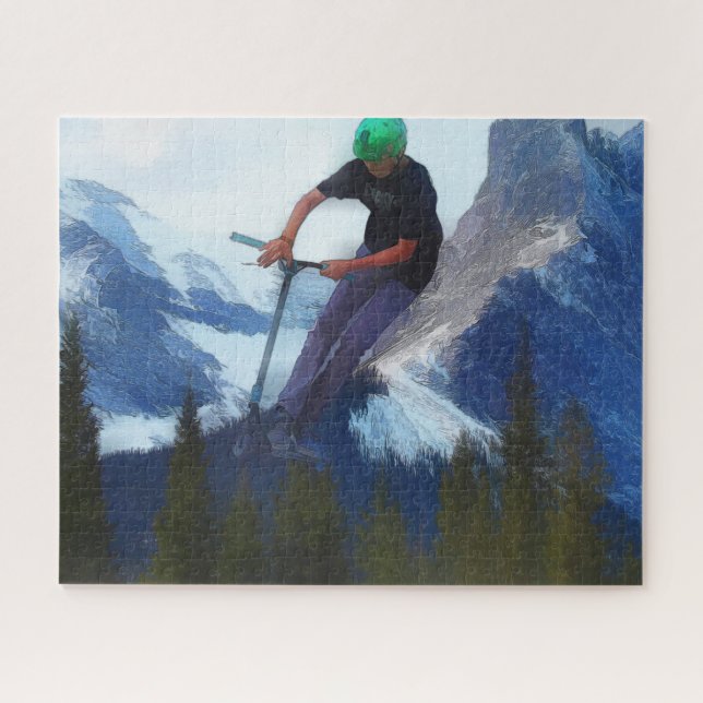 Peak Performance - Roller Boy Jigsaw Puzzle (Horizontal)