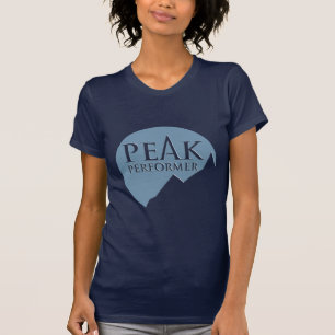 Peak Performer Damen Logo blau T - Shirt