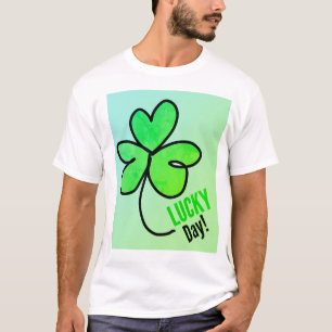 Peak Trevol Grün mit grünem Hintergrund T - Shirt