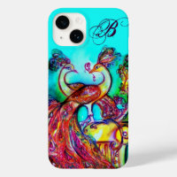 PEAKCOCKS IN LIEBE MONOGRAM Türkisblau