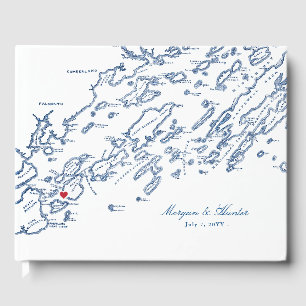 Peaks Island Maine Casco Bay Wedding Gästebuch