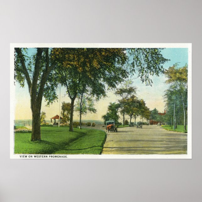 Peaks Island View of Pumpkin Knob Poster (Vorne)