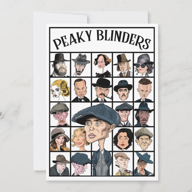 Peaky Blinders Dankeskarte (Vorderseite)