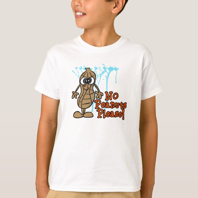Peanut Allergie Alert T - Shirt für Kinder (Vorderseite)