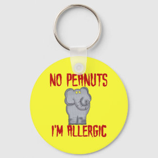 Peanut Allergy Elephant Schlüsselanhänger