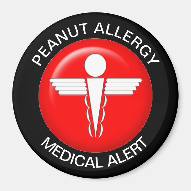Peanut Allergy Magnet (Vorne)