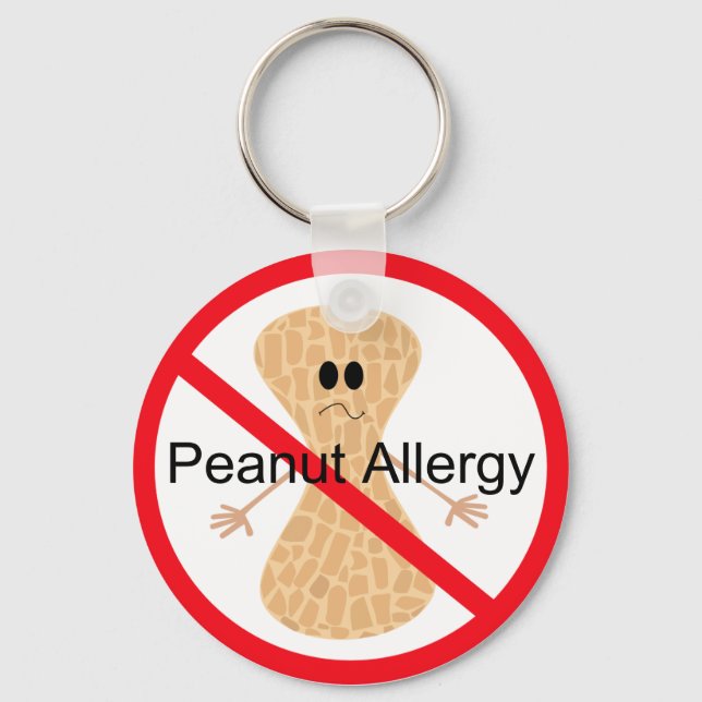 Peanut Allergy Schlüsselanhänger (Vorderseite)
