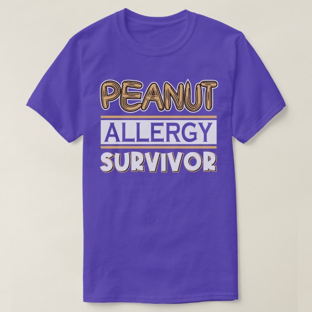 Peanut Allergy Survivor T-Shirt (Design vorne)