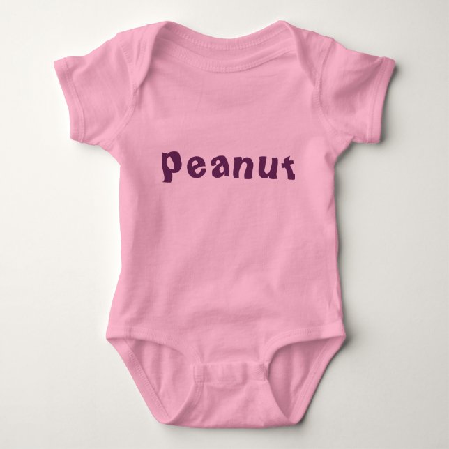 Peanut Baby oder Junge Outfit. Strampler (Vorderseite)