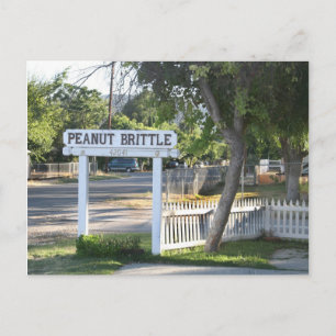Peanut Brittle Sign in Murrieta, CA Postkarte