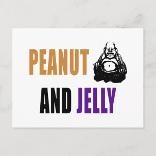 Peanut Buddha & Jelly Postkarte