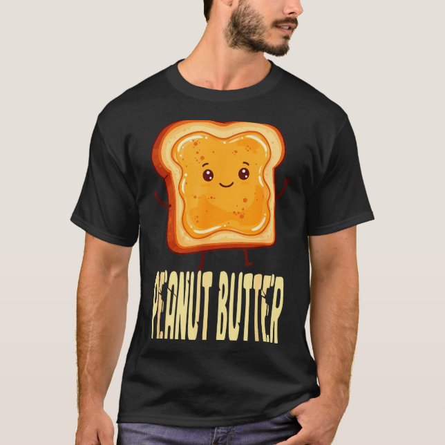 Peanut Butter &amp; Jelly Matching Couple Friends  T-Shirt (Vorderseite)