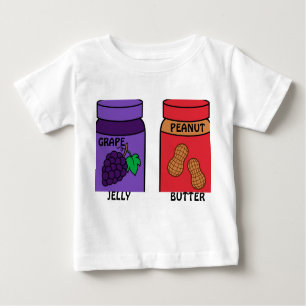 PEANUT BUTTER AND JELLESS BABY T-SHIRT