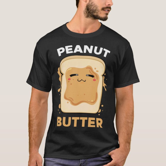 Peanut Butter And Jelly Matching Couple Friend Foo T-Shirt (Vorderseite)