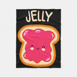 Peanut Butter And Jelly Twin Best Friend Matching  Fleecedecke