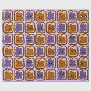 Peanut Butter and Jelly Wrapping Paper Geschenkpapier