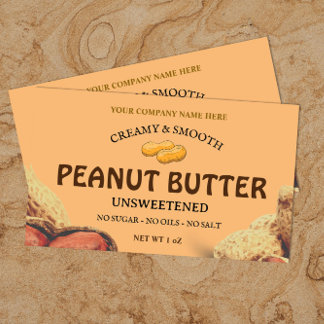 Peanut-Butter-Aufkleber Rechteckiger Aufkleber