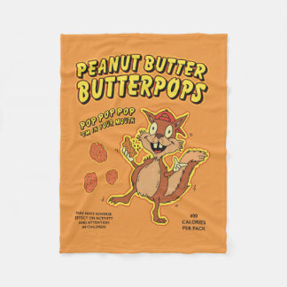 Peanut Butter Butterpops Fleecedecke