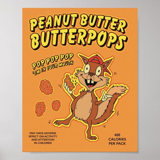 Peanut Butter Butterpops Poster (Vorne)